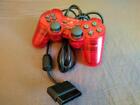 PS2 DUAL SHOCK 2 Analog Controller SCPH-10010 Crimson Red Playstation From Japan