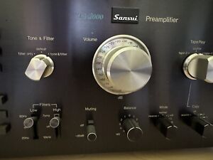 SANSUI CA-2000 STEREO PREAMPLIFIER VINTAGE MINT PREAMP TESTED 120VAC