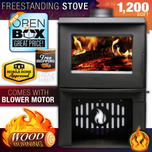 Breckwell Wood Stove With Blower - Up To 1200 Square Feet - SW1.2 - Open Box