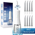 WATERPIK Cordless Water Flosser Dental Oral Irrigator Teeth Cleaner 8 Jet Tips