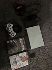 New ListingSony PlayStation 2 Slim SCPH-77001 Console Satin Silver Clean + Memory Card PS2