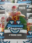 2023 Bowman Chrome University Football Hobby Pack - Quantity Available!