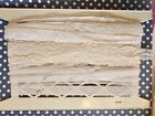 Vintage Lace Creams Ivory Sewing Craft Supply NOS Lots Of Yardage Beautiful