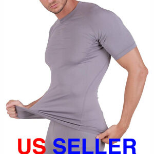 ARMEDES Mens Short Sleeve T-Shirt Cool Dry Compression Baselayer AR 131