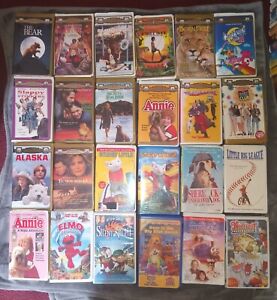 Huge Columbia TriStar Kids Family Clamshell VHS Lot Buddy Slappy Real Genius