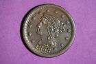 Estate Find 1853 - Braided Hair Large Cent!! #K42112