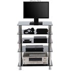 Modern AV Cabinet with Ample Storage for Entertainment Stereo Component