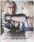 Nina Hartley Adult Actress Autographed 8x10 Promo Photo w/COA WWE22-100