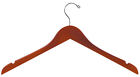 Wood Hangers Standard 50 Cherry Wooden Dress Clothes Garment Clothing Shirt 17