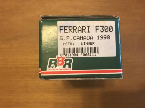 1/43 Kit BBR Ferrari F300 #3 M. Schumacher Canadian GP Winner 1998