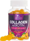 Biotin and Collagen Gummy Vitamins for Hair, Skin, and Nails - Extra Strength
