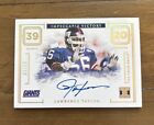2020 Panini Impeccable Lawrence Taylor Victory Gold /10 SSP Super Bowl XXI Auto