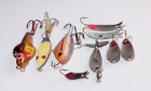 Mixed Ice Fishing Spoon Lure Lot (9) Ultra Light Force Lures Lindy Hildebrandt