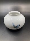 NIB Middle Kingdom Chinese Porcelain 3.75” X 2.75” Bud Vase Butterfly Rose Bowl