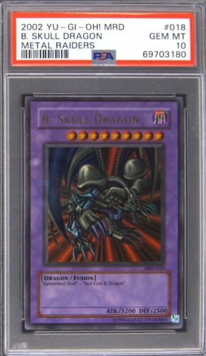 2002 Metal Raiders B. Skull Dragon Ultra Rare Yu-Gi-Oh! TCG Card PSA 10 Gem Mint