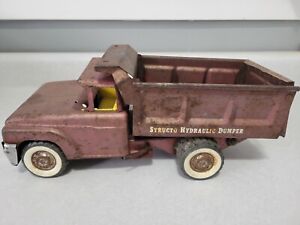 Vintage Antique Structo Hydraulic Dumper Metal Truck Toy Tonka Nylint Buddy-L