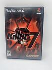 Killer7 (Sony PlayStation 2 PS2, 2005) Tested & Working. CIB, Clean Disc