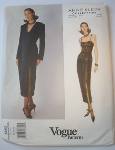 VOGUE Anne Klein Sewing Pattern 1262 Jacket Bodysuit Skirt Size 12-16 UNCUT