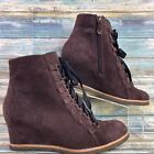 Earth Kalmar Womens Size 8.5B Brown Suede Ankle Boots