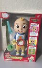 CoComelon Deluxe Interactive Play JJ Doll  w/ Coloring Page on Back - NEW-in-BOX