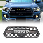 For 2016-2023 Tacoma Black Front Bumper Grille w/Amber Lights & Sensor Cover (For: 2023 Toyota Tacoma TRD Pro)