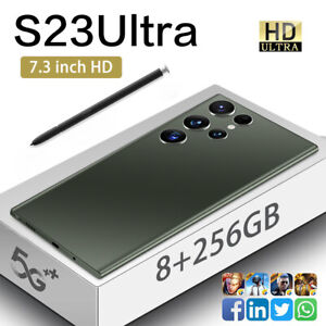 Hot Sale Brand New Android Mobile Phone S23 Ultra5G Dual Nano SIM Version 13.0 U