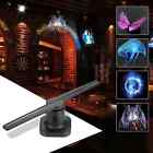 3D Holographic Projector LED Hologram Fan Advertising Player Kit w/Control - Z1