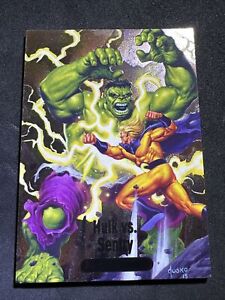 2016 Marvel Masterpieces Hulk Vs Sentry Battle Spectrum Pack Fresh!