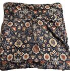 Pair Sherry Kline Neiman Marcus Pillow Shams Flower Garden Tapestry Corded 24x19