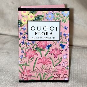 GUCCI Flora Gorgeous Gardenia Eau De Parfum EDP Sample Spray .05oz 1.5ml