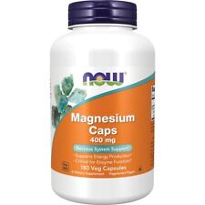 NOW Foods Magnesium Caps 400 mg 180 Veg Caps