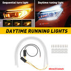 Car Accessories Soft Tube LED Strip Daytime Running Light Turn Signal Lamp DRL (For: Nissan Frontier)