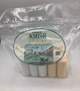 Amish Country Bar Soap (Pack of 5) HUGE 7 oz Bars (5 Bars Total) New farms