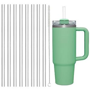8 Pack Replacement Straws for Stanley 30 40 Oz Adventure Quencher Travel Tumbler