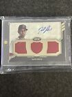 David Price 2018 Topps Certified Autograph Issue 1/1 Game Used Triple Patch