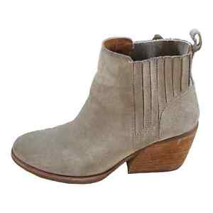 Kork-Ease Cinca Leather Suede Block Heel Ankle Boots Womens Size 8