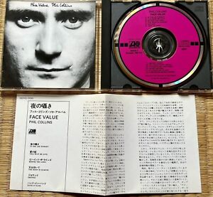 New ListingPhil Collins-Face Value-Japan Target CD-1st Press-32XD-Genesis-In The Air Tonite