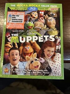 The Muppets (Blu-ray/DVD, 2012) With Soundtrack Wocka Wocka Value Pack