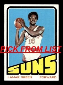 1972-73 Topps Basketball 2-257 VG-EX Pick From List All PICTURED