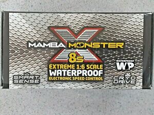 Castle Creations Mamba Monster X 8S 1/6 Brushless ESC 010-0165-00 Brand New!!