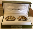 New ListingChristofle 'Coquille'  Shell Set of 2 Knife Chopstix Rests NEW