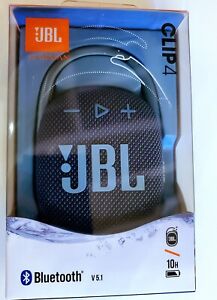 JBL Clip 4 Portable Bluetooth Speaker - Blue NEW