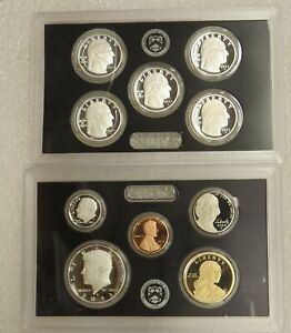 2023 US MINT SILVER PROOF SET - 10 COINS IN ORIGINAL BOX WITH COA