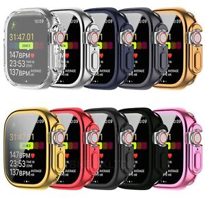 For Apple Watch Case Series 5/6/7/8/9 SE Ultra Screen Protector Protective Cover