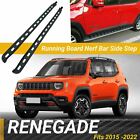 Fit 2015-2022 Jeep Renegade Running Board Side Step Nerf Bars Pair Aluminum OE (For: Jeepster)