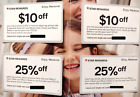 Macys Star Rewards Coupons 25% off, $10 off $40 expire 7/20/2024 Total 4 coupons