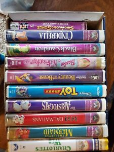 New ListingWalt Disney Childrens Classic VHS Movies Tapes Lot of 10 Movies