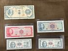 RARE Lot VINTAGE CHINESE Money NOTES CURRENCY SOME USED SOME UNCIRCULATED LOOK!