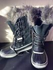 Sorel Women's Joan of Arctic Winter Boots in Black Size 7 New!