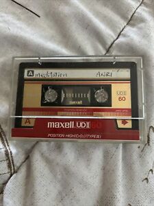 Labeled [meditation ANRI] Cassette With Case
